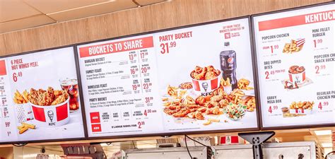 Digital Menu Boards for KFC – Pioneer Group