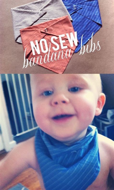 Mostaza Seed No Sew Upcycled Bandana Bibs Awesome Easy Idea Diy