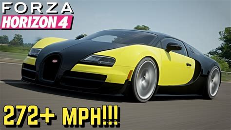 FORZA HORIZON 4 272 MPH Bugatti Veyron SS Setup YouTube