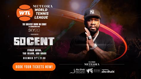 Meteora World Tennis League Presents 50 Cent At Etihad Arena Abu Dhabi