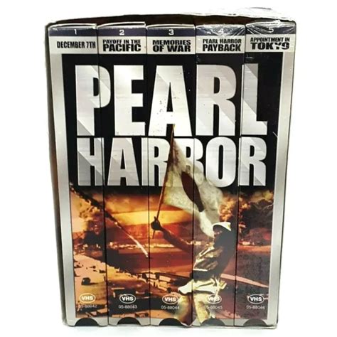 PEARL HARBOR 5 PACK VHS 2002 5 Tape Set Collector Series 4 55