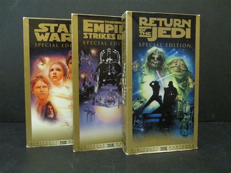 Special Edition Star Wars Trilogy VHS Box Set Vintage Star Wars