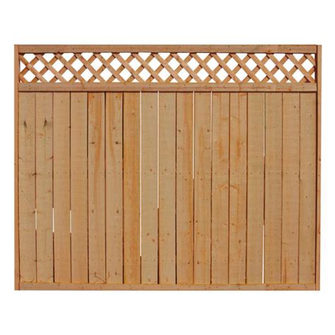 Shop 64 In X 8 Ft Cedar Lattice Top Fence Panel At Moscow And Pullman Building Supply Cedar