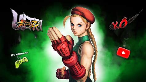 Ultra Street Fighter Cammy Arcade Mode All Combos Gameplay