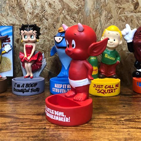 HOT STUFF ホットスタッフ ザ リトルデビル メッセージ レジン トレイ スタチュー AMERICAN ADVERTISING STATUE アメリカン雑貨 GS STATION