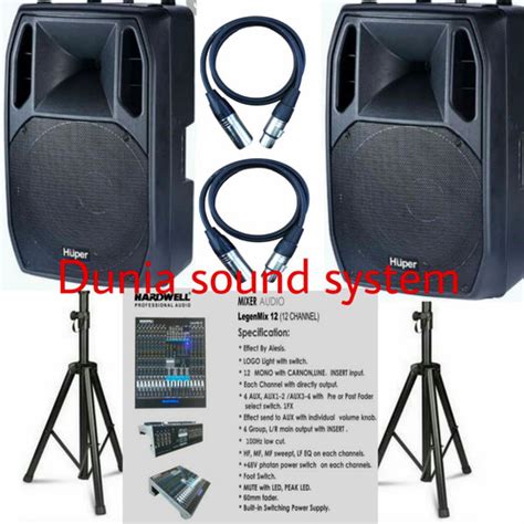 Jual Paket Soundsystem Indoor Outdoor Huper Ak Hardwell Legenmix