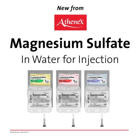 Company Milestone Magnesium Sulfate In Water For Injection Approval