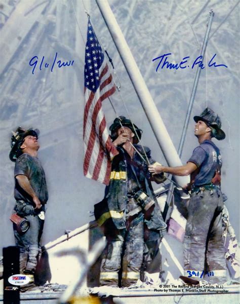 Ground Zero Flag Raising Limited Edition 11x14 Photo Signed And Inscribed