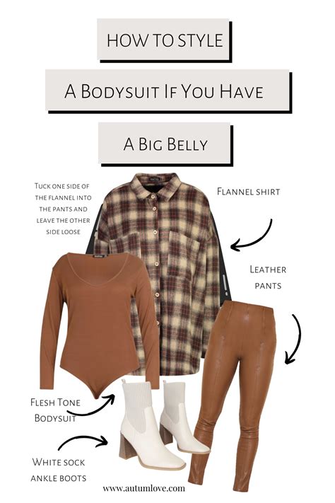 How To Wear A Bodysuit If You Have A Big Belly Autum Love