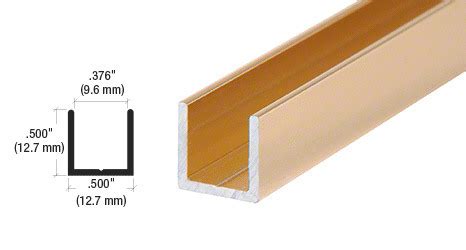 Aluminium U Channel For 10mm Glass 6063 Aluminum Profile Aluminium