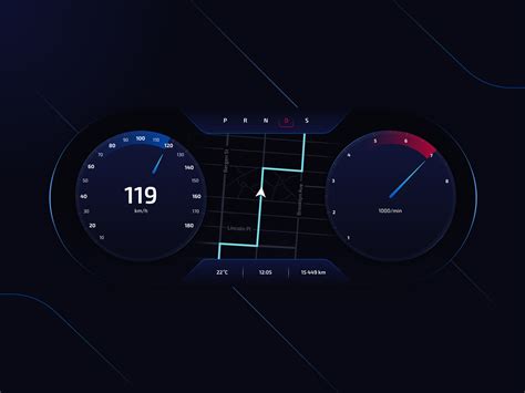 Digital Car Dashboard by DM for EPAM Design Team on Dribbble