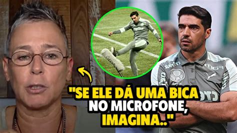 Milly Lacombe Fala Sobre Abel Ferreira Chutar Microfone Youtube