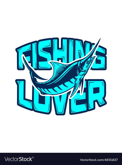 Fishing t-shirt design fishing tee fishing logo Vector Image