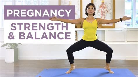 Pregnancy Strength Balance Pilates Matwork Beginner 20 Min