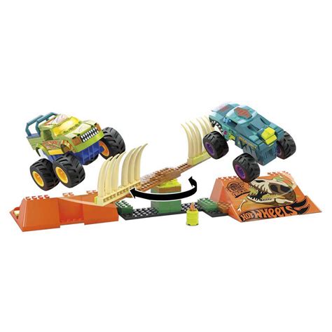 Mega Construx Juego Hot Wheels Monster Trucks Pista Mega Wrex Kidinn