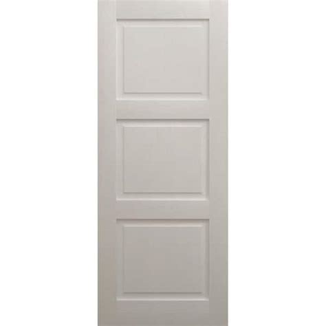 Sartodoors In X In Painted White Oak Color Solid Wood Slab With