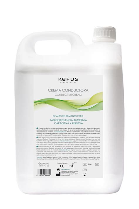 Crema Conductora Radiofrecuencia Kefus 5000 Ml