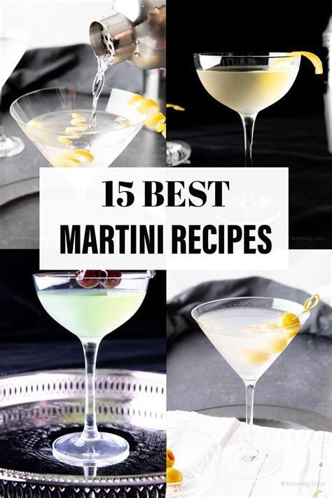 15 Best Martini Recipes - Beaming Baker