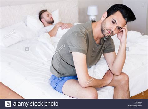 Gay Couple Bedroom High Resolution Stock Photography And Images Alamy