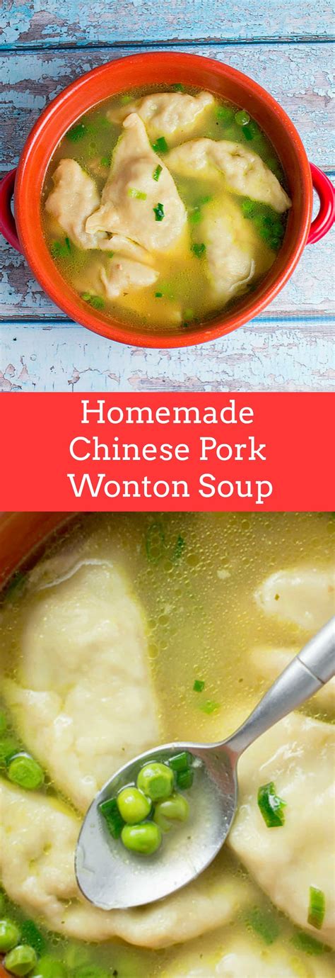 Homemade Chinese Pork Wonton Soup - Brooklyn Farm Girl