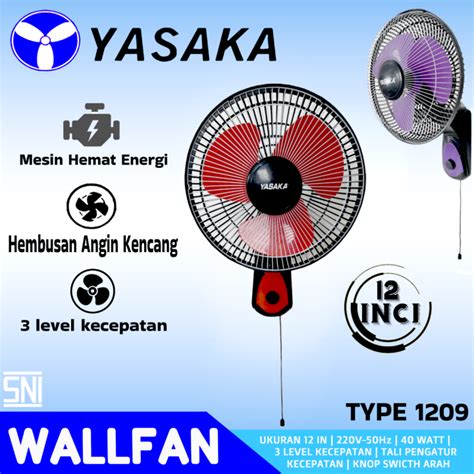 Kipas Angin Dinding Yasaka 12 Inch And 12 Inchwall Fanelektronikkipas