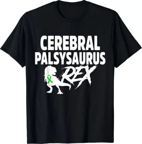 Hot Trending T Shirt With Cerebral Palsy Cp Awareness Saurusrex Warrior Survivor Gifts Design