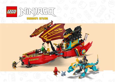 Mode Demploi Lego Set Ninjago Le Qg Des Ninjas La Course