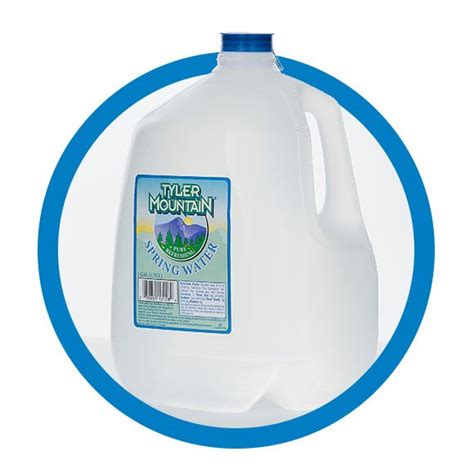 gallon water bottles  home office tyler mountain water