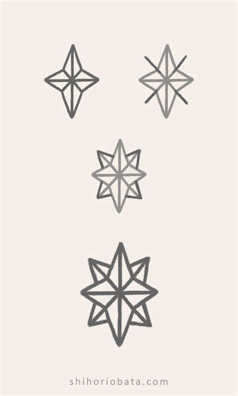 25 Easy Star Drawing Ideas | Star doodle, Flower drawing tutorials ...