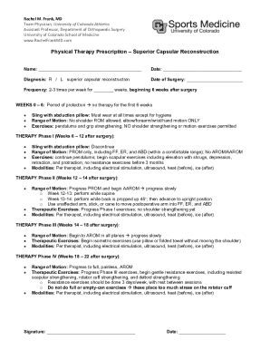 Fillable Online RMF PT Protocol Superior Capsular Reconstruction Fax