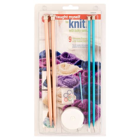 Boye Yarn Knitting For Beginners Kit 9 Patterns Knitting For