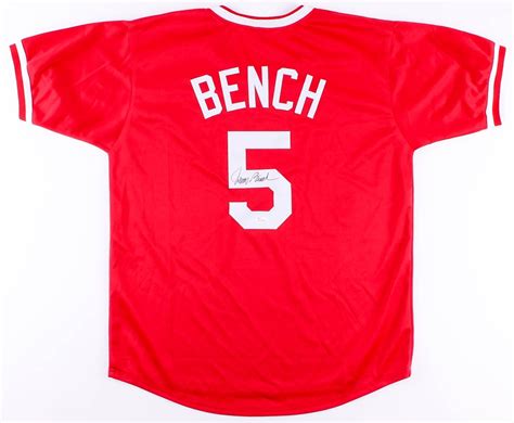 Johnny Bench Signed Reds Jersey (JSA COA) | Pristine Auction