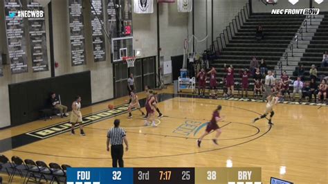 Bryant Women S Basketball Vs Fdu Highlights Youtube