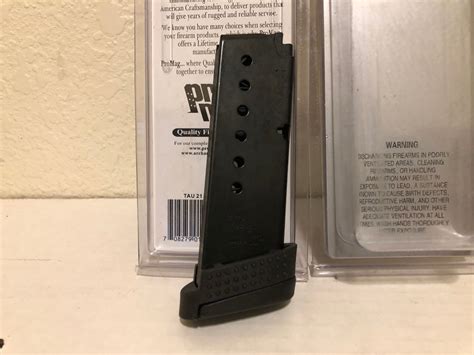 Set Of 2 Promag Taurus 709 Slim Magazine 9mm 8rds Steel Blued 9mm Luger For Sale At Gunauction