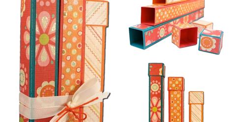 Bits of Paper: Tall Skinny Boxes, Set of Three!