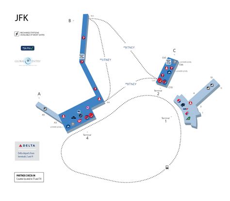 LGA Airport Terminal Map