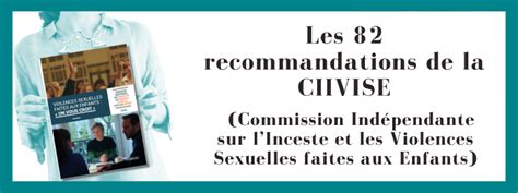 Les Recommandations De La Ciivise Commission Ind Pendante Sur L