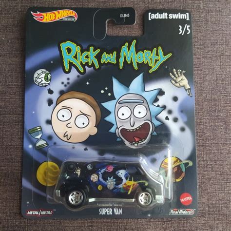 Hot Wheels Premium Super Van Rick And Morty Shopee Malaysia