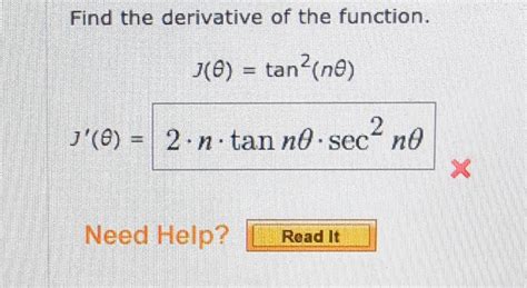 Solved Find the derivative of the function. | Chegg.com