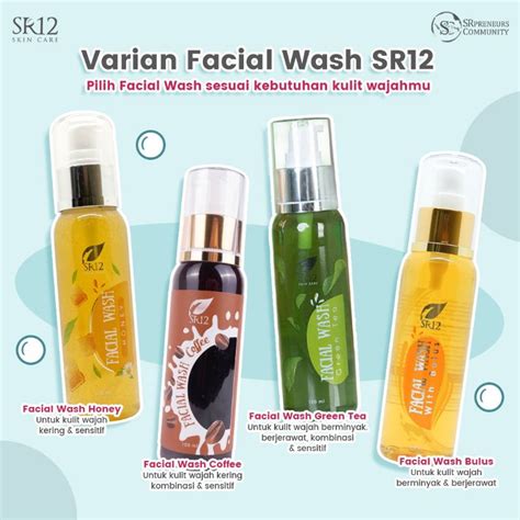 Jual Facial Wash Pembersih Wajah All Varian SR12 HERBAL INDONESIA BPOM