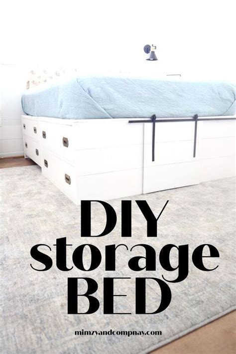 DIY Storage Bed With Drawers…almost for FREE. – 99easyrecipes