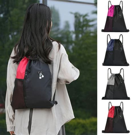 backpack  men women drawstring backpack string bag string backpack