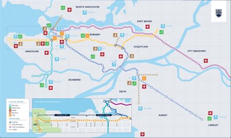 Vancouver Airport Skytrain Map