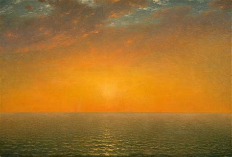 Sunset On The Sea John Frederick Kensett