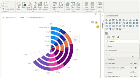 Power Bi Desktop April 2020 Feature Custom Visual Radar Polar Chart By Xviz Youtube