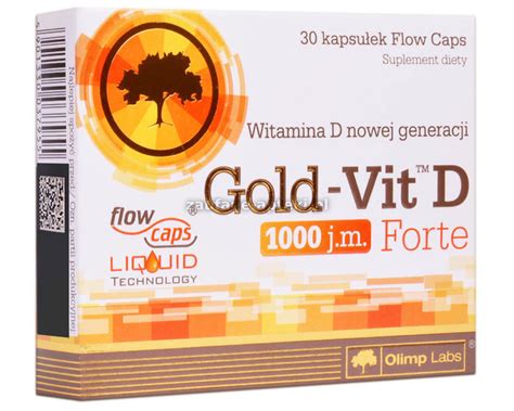 GOLD VIT D FORTE 1000 j m 30 kapsułek zaufane apteki pl