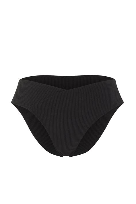 Trendyolmilla Siyah V Kesim Yüksek Bel Regular Bikini Altı TBESS BA Fiyatı Yorumları