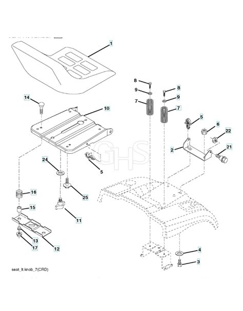 Husqvarna Cth1736 Seat GHS