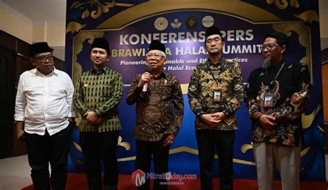 Wapres Sampaikan Tiga Langkah Strategis Dalam Brawijaya Halal Summit