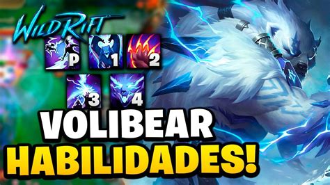 Volibear Gu A Habilidades Jungla Y Top Wild Rift Youtube